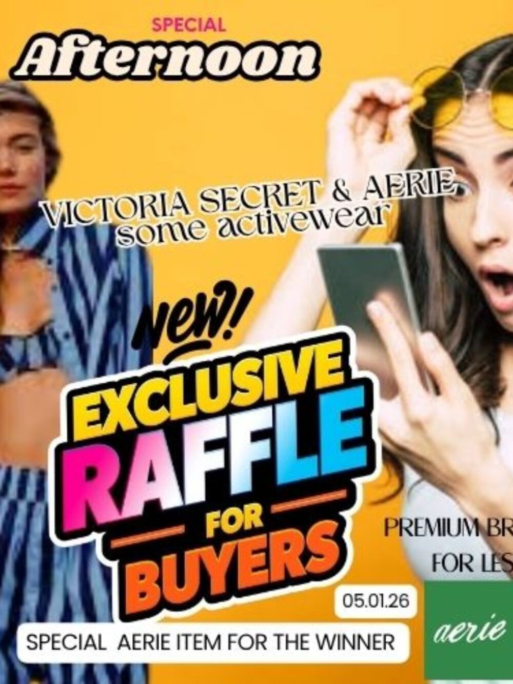 SEXY MOM'S Afternoon SHOW-NWT VICTORIA SECRET & AERIE -some activewear Start$8+